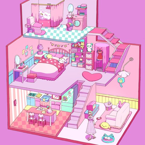 箱庭風イラスト