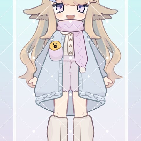 【Vtuber立ち絵】もちむぎお様