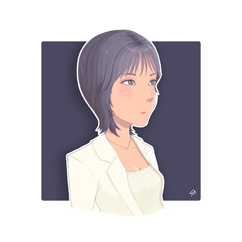 似顔絵依頼例
