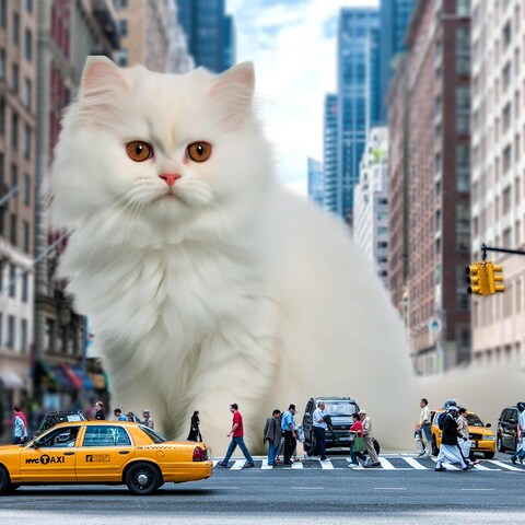 街中の猫