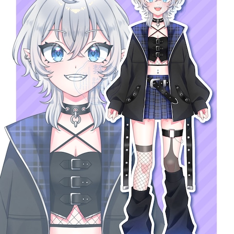 オリジナルキャラクター - 等身立ち絵 -