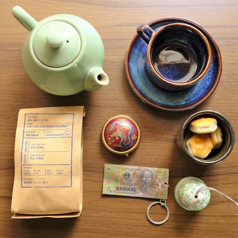 ベトナム茶器と小物の写真