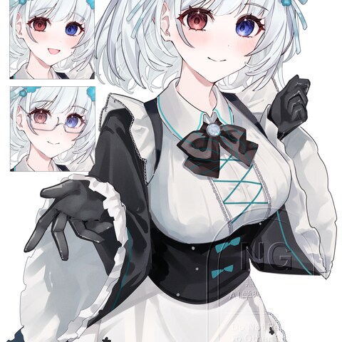 差分付き汎用イラスト