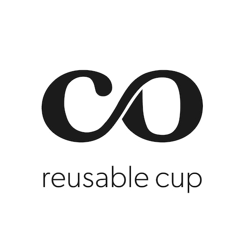 リユーザブルカップの製造販売をしているブランドのロゴデザイン