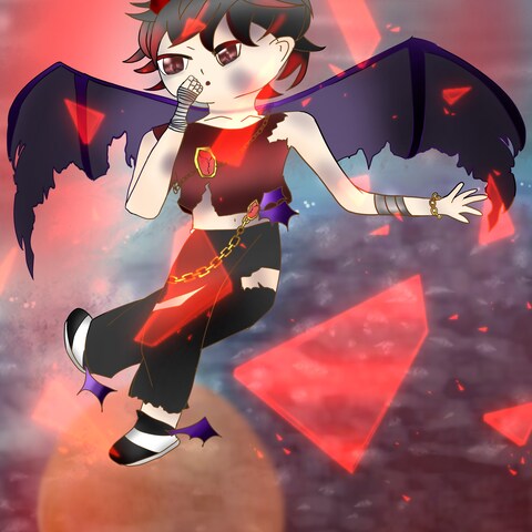 可愛くもありカッコよくもあるイラストを書いてます