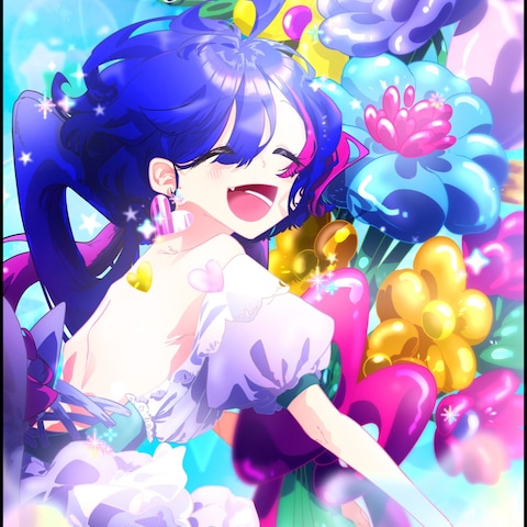 →カナ←2024年誕生日イラスト