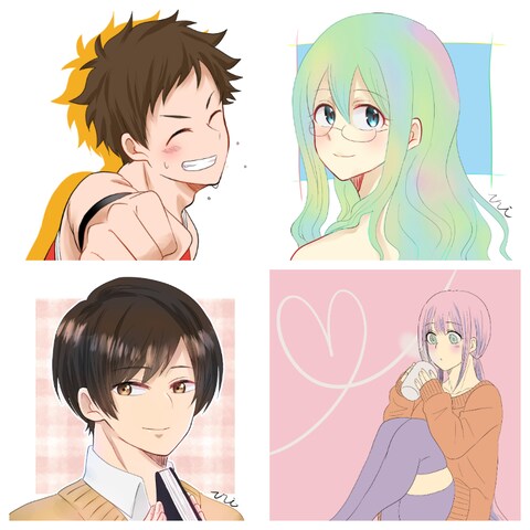 今まで描いたオリジナルイラスト１