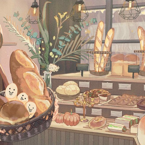 秋のパン屋