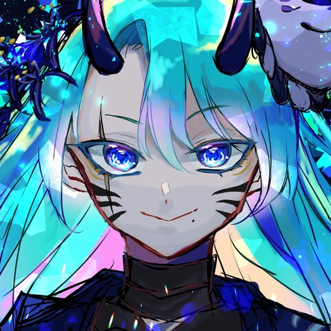 着色例