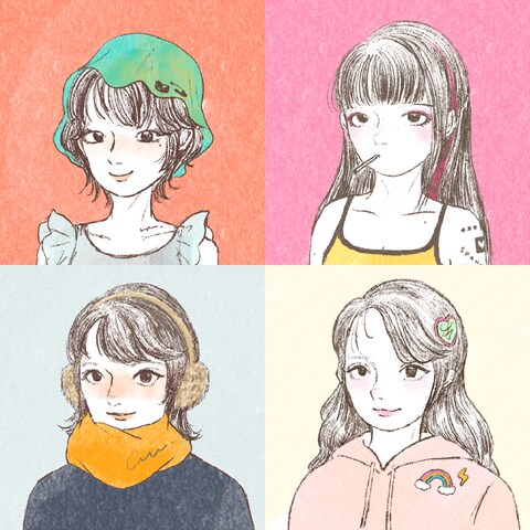似顔絵アイコンイラスト