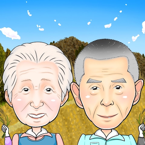 インスタにてご依頼いただいた似顔絵