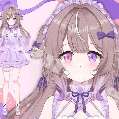 ちゃっぷりん_様/live2d用パーツ分け立ち絵
