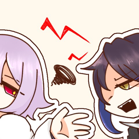 オリジナルキャラクターのイラスト
