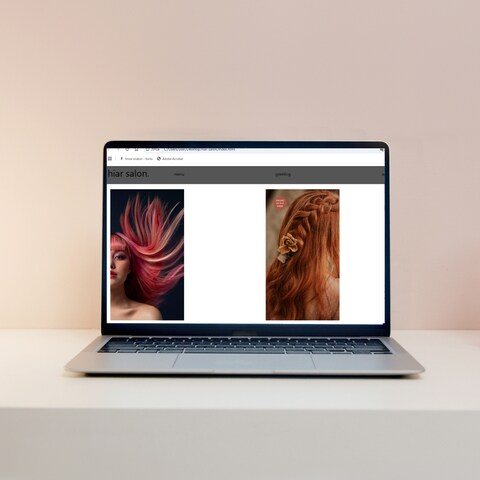 hiar salonのデモサイトを作成しました。
