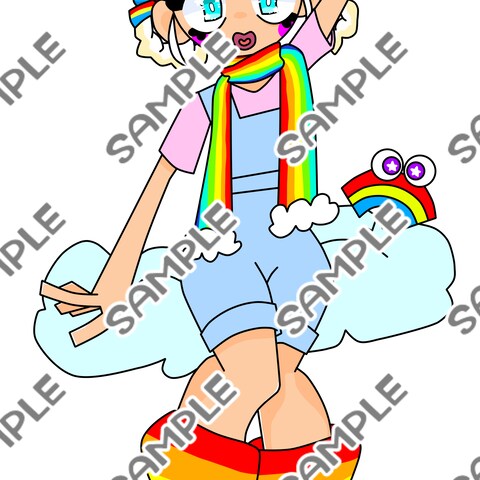 キラキラ虹色ちゃん