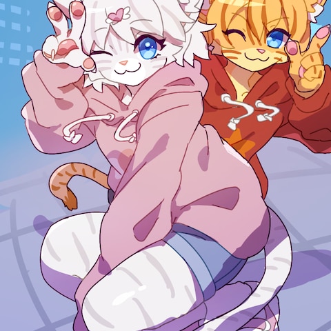 猫の日ミアイ&ミライ