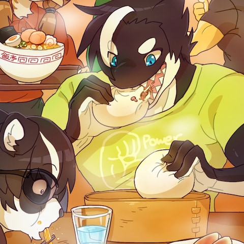 大勢イラスト