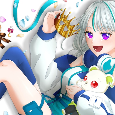 誕生日配信用サムネイルイラスト