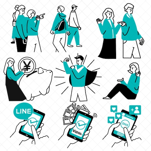 企業様ホームページ用イラスト