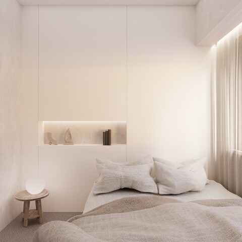 寝室のインテリアデザイン