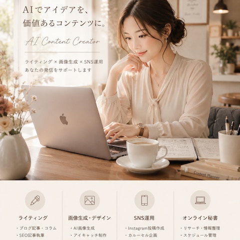 AIを活用したコンテンツ制作サンプル