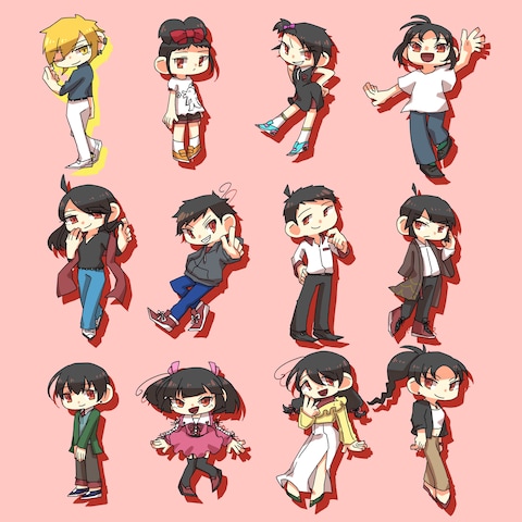 【自主制作】デフォルメキャラクター
