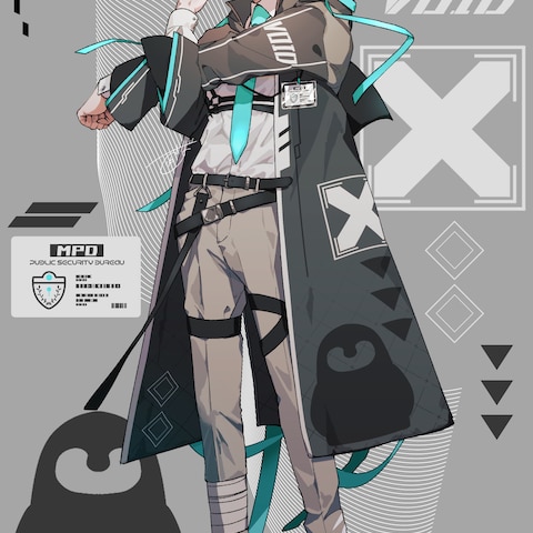 TRPG　キャラクターデザイン　立ち絵