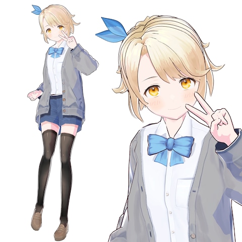 私服の女の子,3DCG