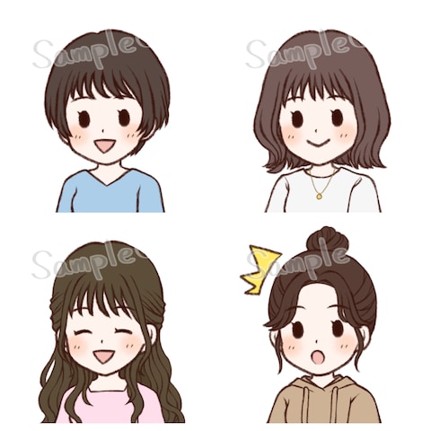 ご依頼いただいたアイコンです(*＾＾*)