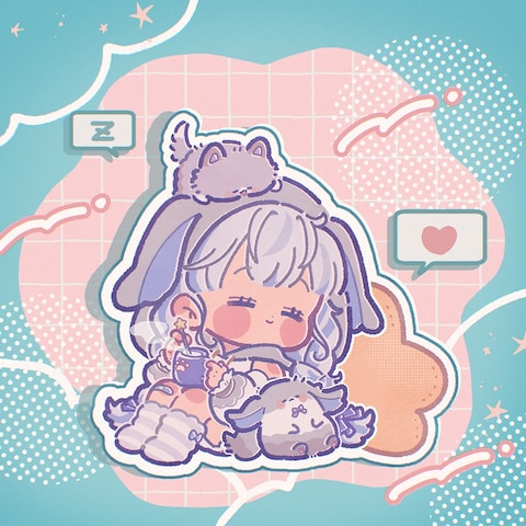 配信者様の告知用イラスト