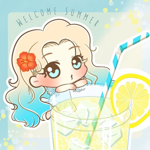夏をイメージしたイラスト