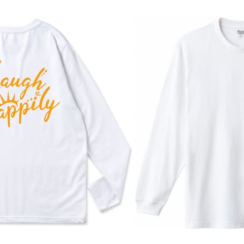 オリジナルTシャツ製作　-Laugh Happily-