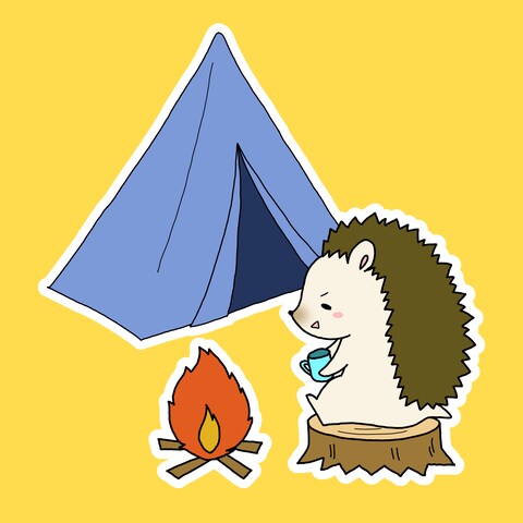 ハリネズミのイラスト