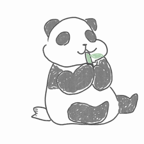 自由制作「パンダのGIFアニメ」
