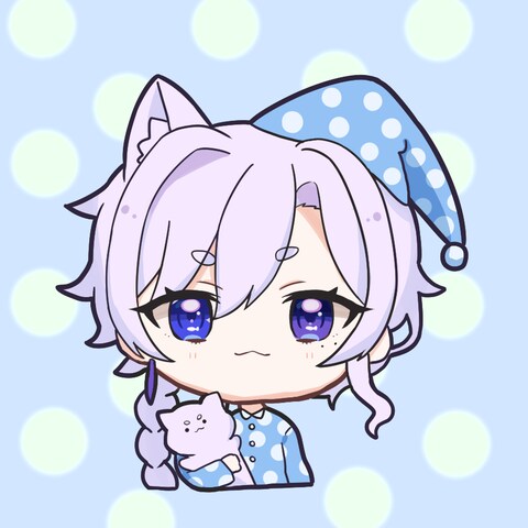 vチューバー【猫葉蒔音】グッズ用イラスト