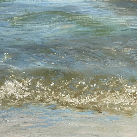 絵画「水の動き」