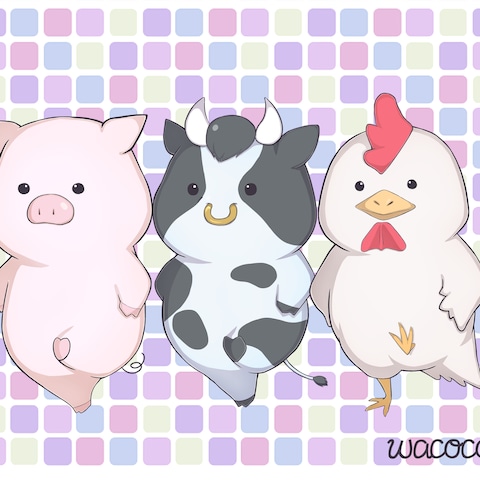 肉屋さんの看板
