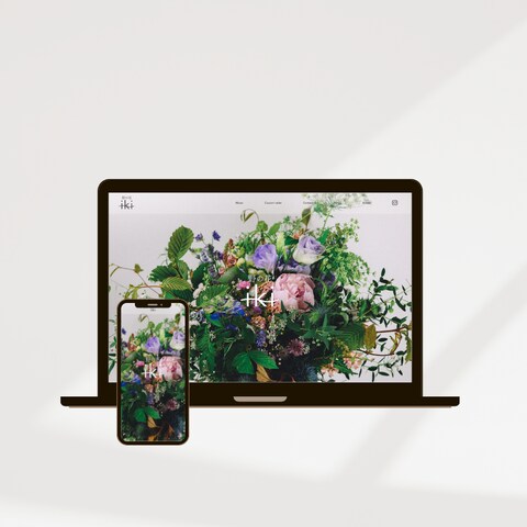 お花屋さんのHPを制作しました。