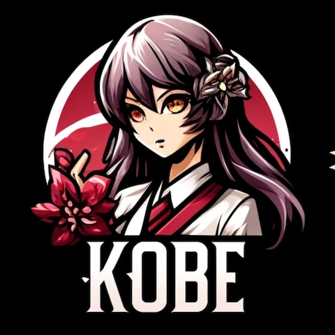 『神戸』を題材にしたオリジナルキャラクターのイラストロゴ