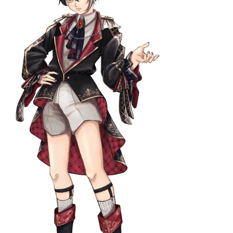 オリジナルキャラクターの立ち絵