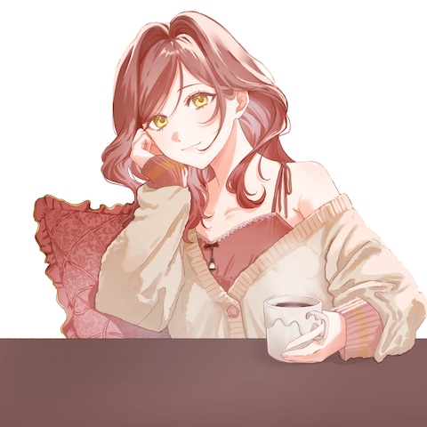配信活動用イラスト(キャラクターデザイン)