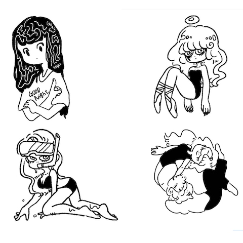 線画イラスト