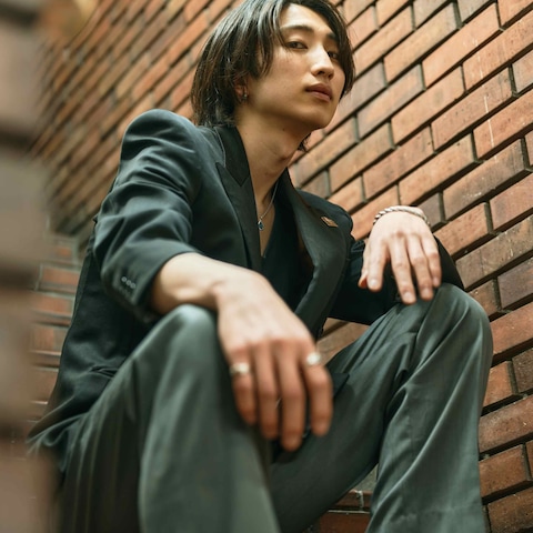 男性モデル撮影