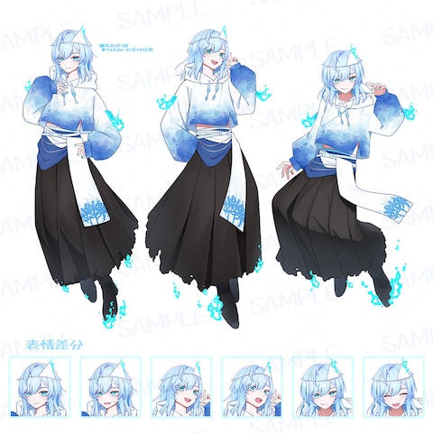 【ご依頼】全身立ち絵/表情差分
