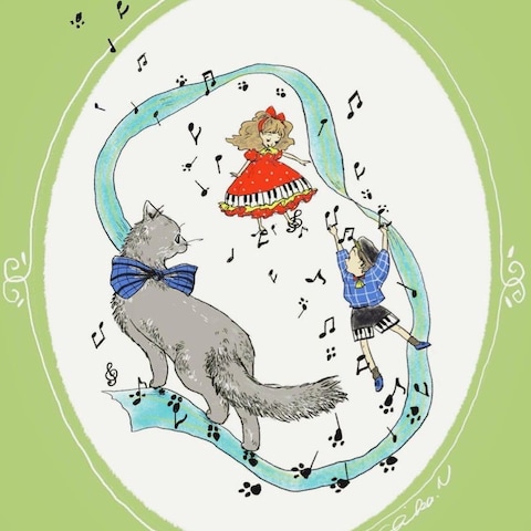 音楽会プログラムの表紙イラスト