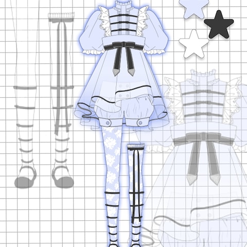 女性アイドル・Vtuber向け衣装デザイン