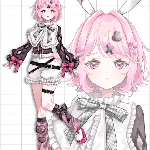 IRIAMで使用できる女の子の立ち絵