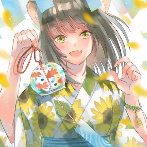 夏祭りをイメージしたイラスト