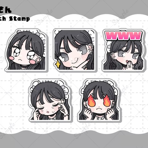 Twitch用スタンプ / あ子様