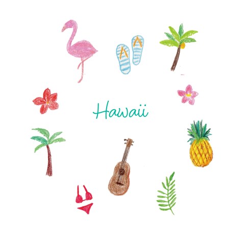 ハワイの記事の挿絵